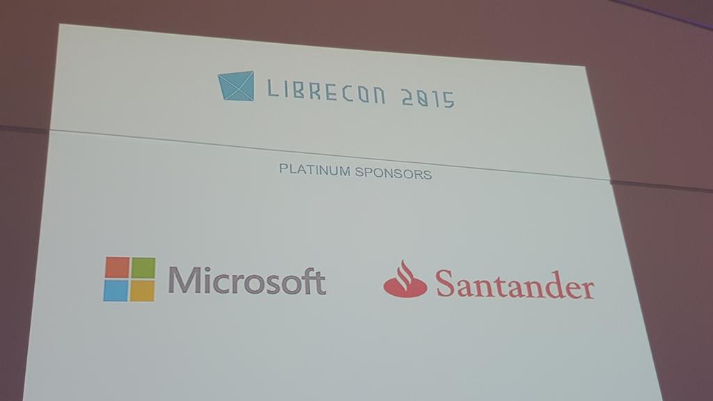 AgujetasMaite's tweet image. At LIBRECON 2015 #librecon business and Open Tech Conference @Agasol_SwL Santiago de Compostela Spain