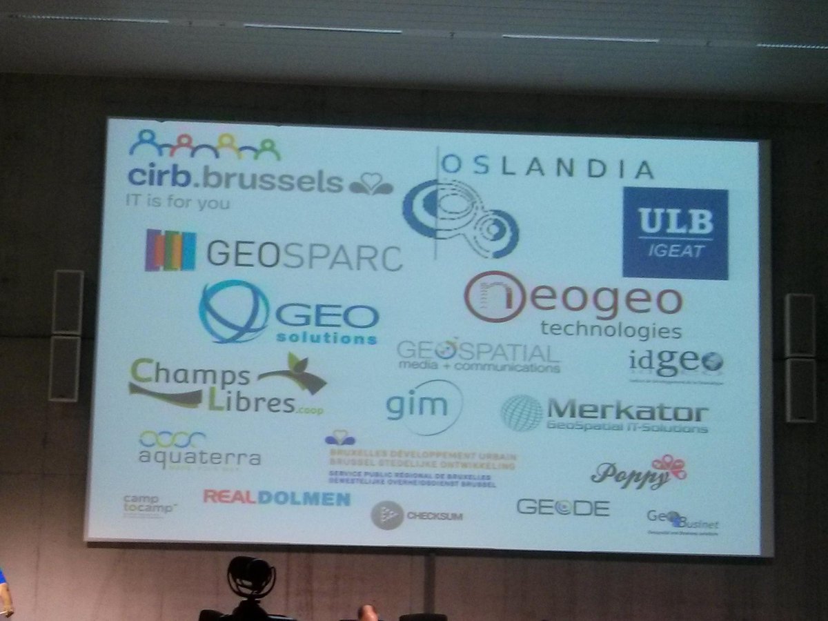 AnujaDangol's tweet image. #foss4gbe Platinum Sponsers !