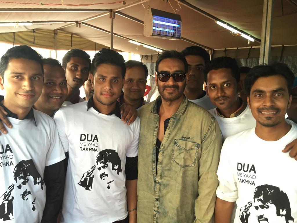 Sb_Saransh's tweet photo. Biggest lovly moments of my life met #adain wid Bollywood actn king @ajaydevgn such a very great attitude met as💗😘 https://t.co/ekqNBfSViU