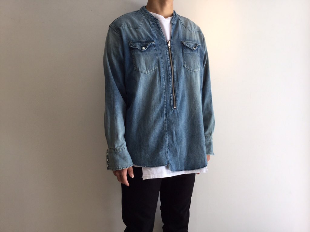 UNUSED 2015 Pullover Western shirt｜メンズ
