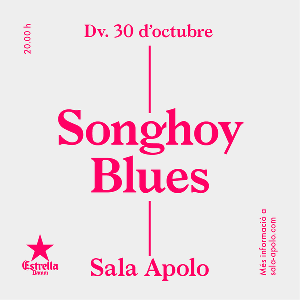 EstrellaDammCat's tweet photo. Els #CaprichosdelApolo et porten una de les millors bandes indie de Mali: no et perdis els @SonghoyBlues! https://t.co/TccPnEX815