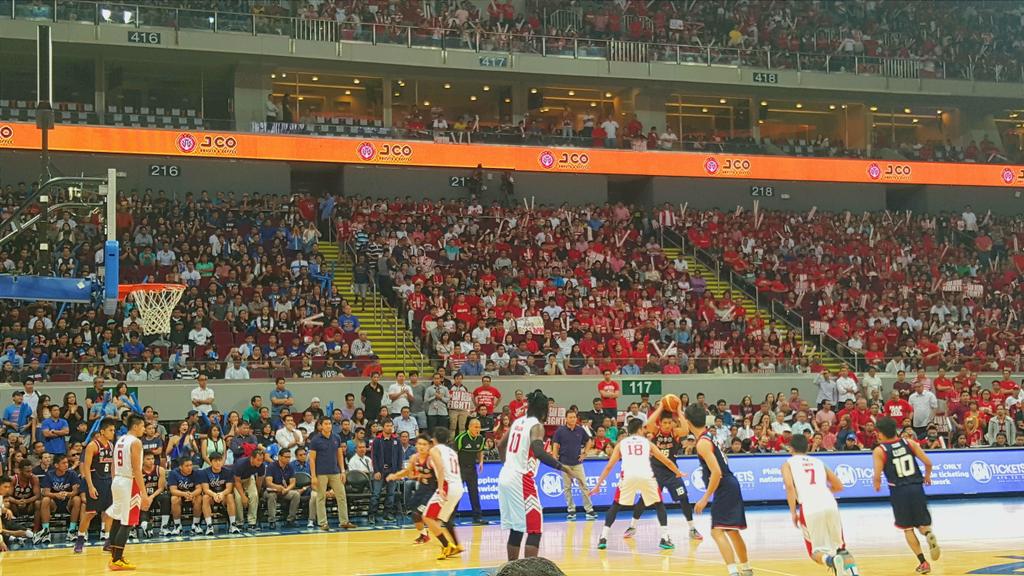 LiveSmart's tweet photo. #SmartNCAA Third quarter of action happening now! SBC 48 CSJL 49, 5:44 in 3Q. #NCAASeason91 https://t.co/1BSRezKb2l