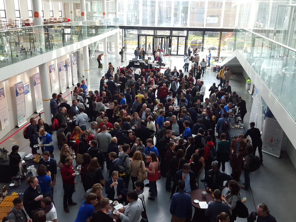 olivermay_be's tweet image. #foss4gbe is happening