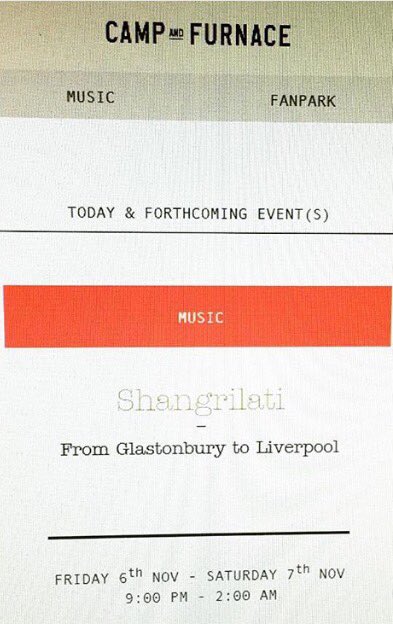 FRIDAY 6th NOVEMBER -GLASTO COMES TO LIVERPOOL. Resonate presents SHANGRILATI. resonateliverpool.yapsody.com/event/book/202… 💥💥💥