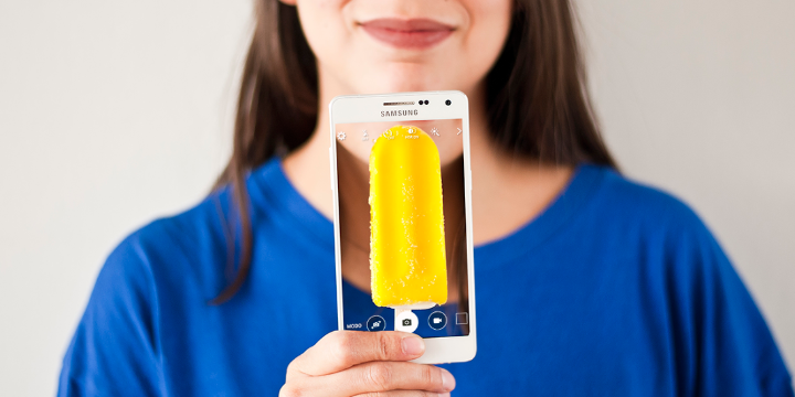 With the #GalaxyA5, each flavour is a new adventure. Dare to try #TeamSamsung!