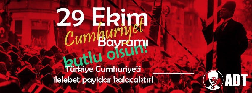 KU_ADK's tweet photo. Atatürk'ün Türk milletine armağanı olan Cumhuriyet'imizin 92. yılı kutlu olsun! https://t.co/pOIHEpf3if