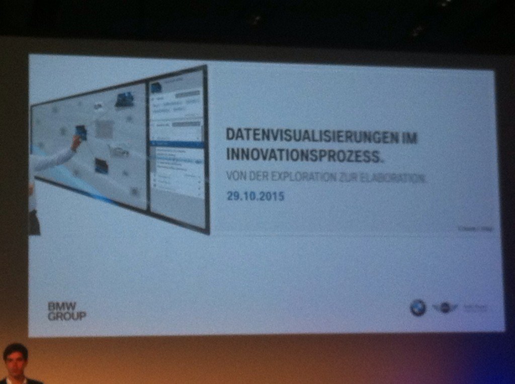 bscheerer's tweet photo. Jetzt BMW Vortrag zum Thema Datenvisualisierung im Innovationsprozess. #knt15 #blp15 https://t.co/u3QgdWW7Dk