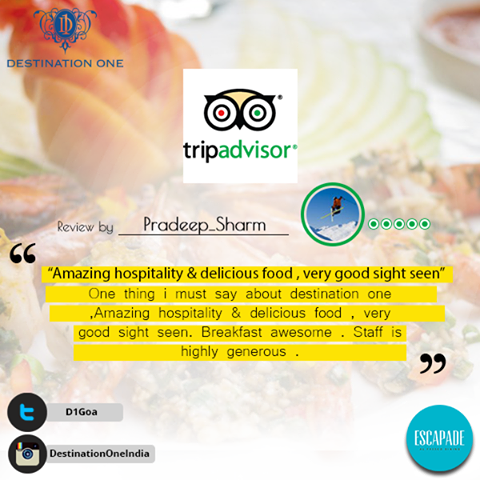 D1Goa's tweet photo. Your reviews help us in making our services better!
#CustomerReviews #Goa #Dinner #Date #SunburnGoa https://t.co/ronO251zp9
