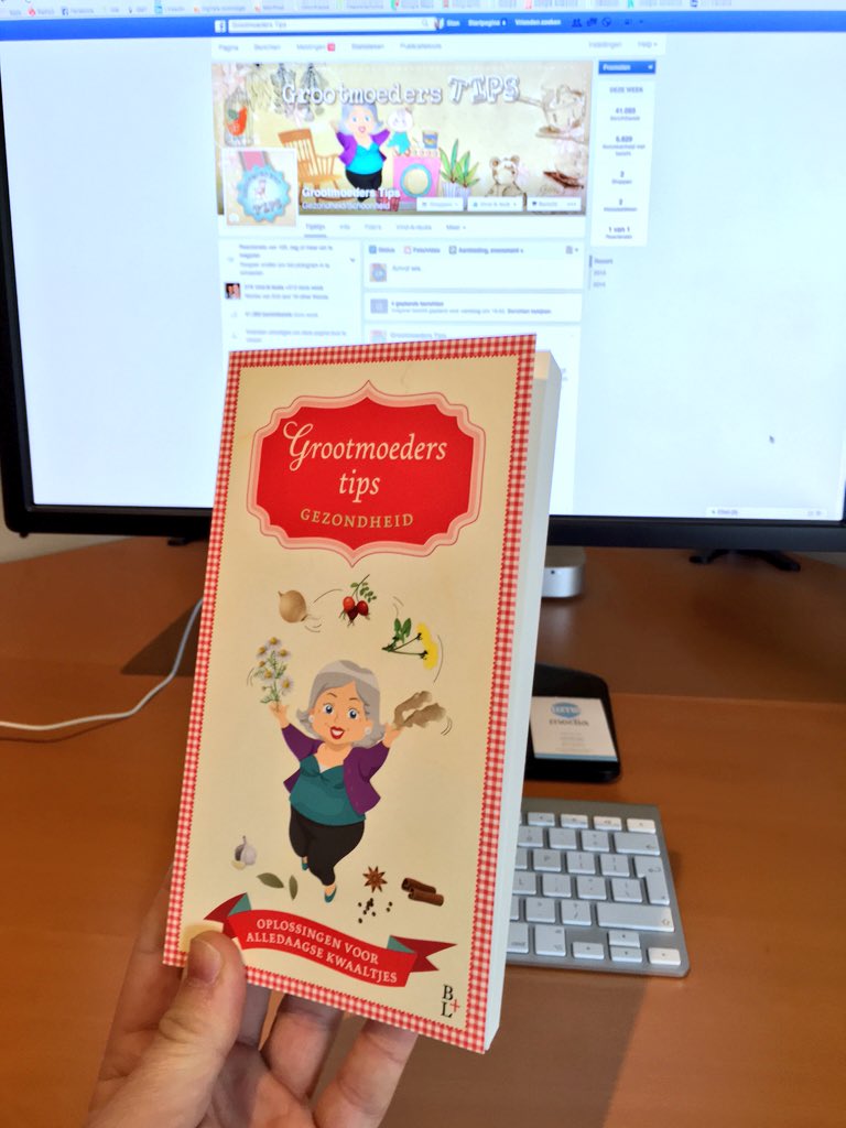 StanVanEck's tweet photo. Met blijdschap geven wij kennis. Daar is ie dan, na de succesvolle Facebookpagina nu ook het boek #GrootmoedersTips https://t.co/Uu0CvWNXf0