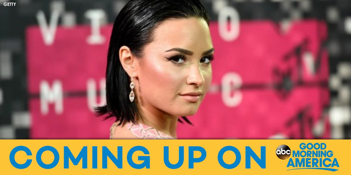 ABC's tweet photo. ALSO ON @GMA: @ddlovato will be performing LIVE in studio this morning. #DemiOnGMA https://t.co/FTGhknIzga