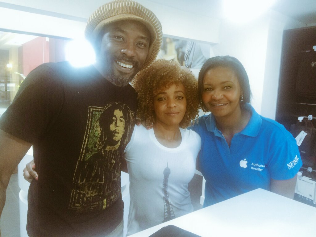 Netsol254's tweet photo. It was fun having @DeejayADRIAN  at our shop.We are always happy to help.#TBT #AllthingsApple #netsolfamily https://t.co/QiSg2Exem4