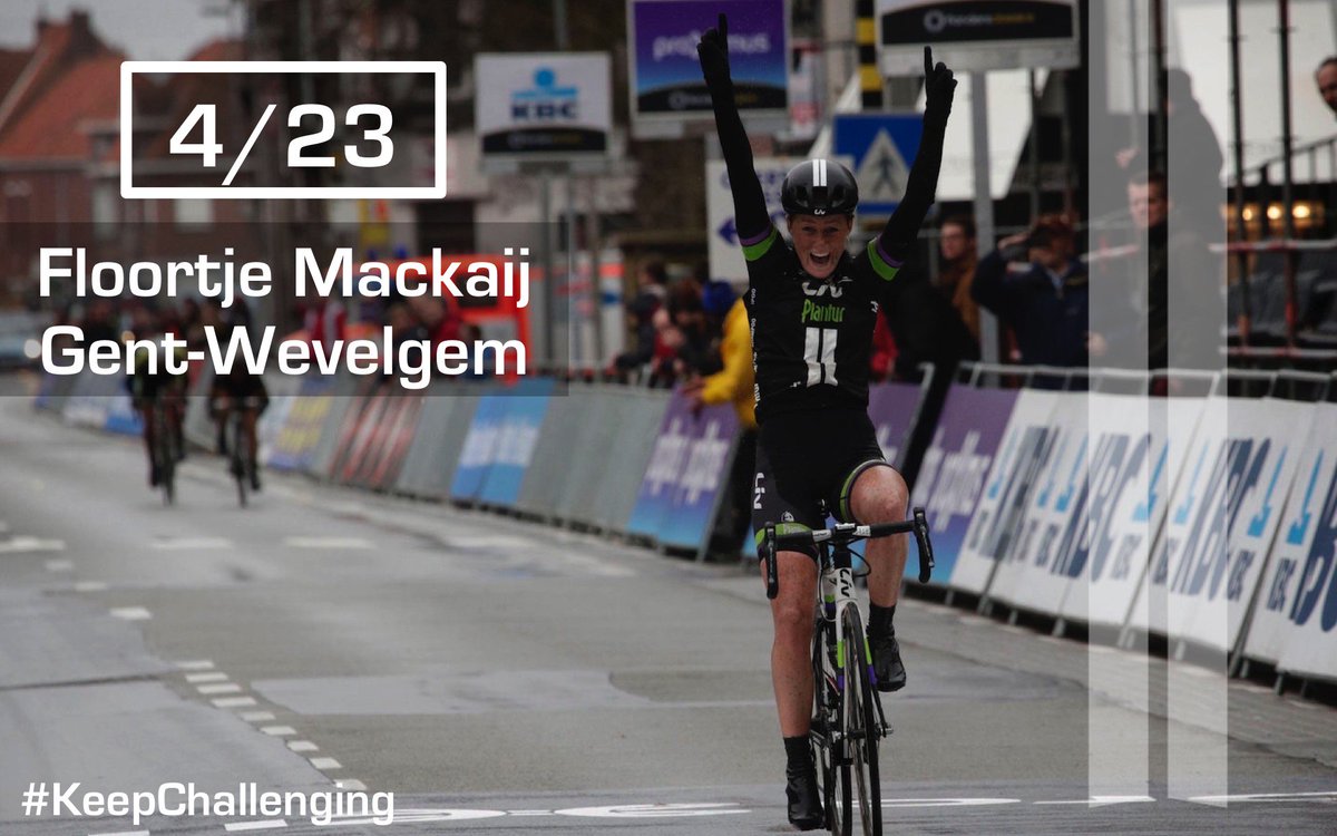 Is #TeamLivPlantur's victory by <a href="/floortjemackaij/">Floortje Mackaij</a> at #GWE your "#KeepChallenging Victory of the Season"? RT to vote.