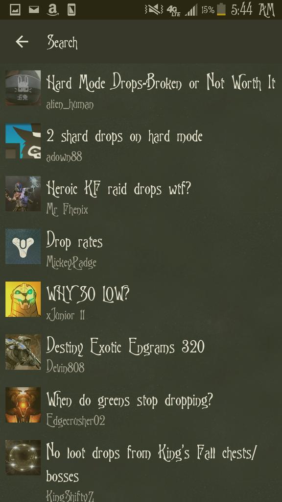 lowmolly13's tweet photo. @Bungie pay attention to your players 25+ people are posting forum post on the kings fall loot drops as normal! https://t.co/X4Goi8cR8R