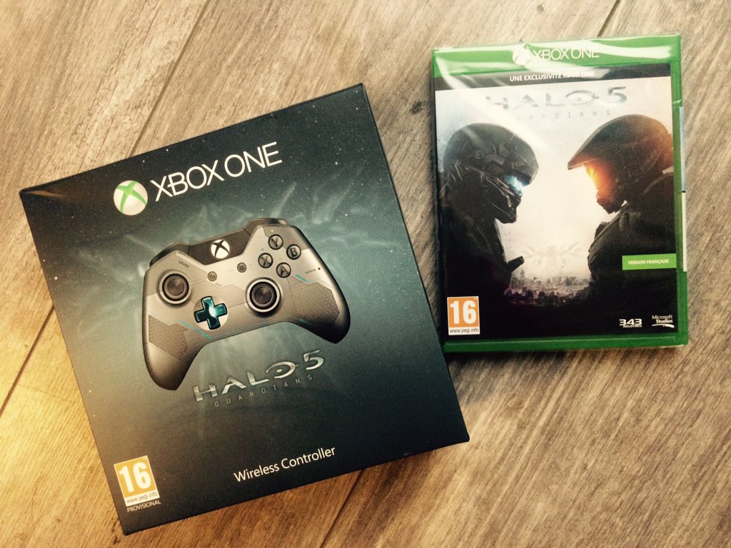CaroleQuintaine's tweet photo. Je vous offre Halo 5+sa manette et je vous file ça en mains propres(à la #PGW ?) Pour participer follow+RT ! #Halo5 https://t.co/oATrBDud1B