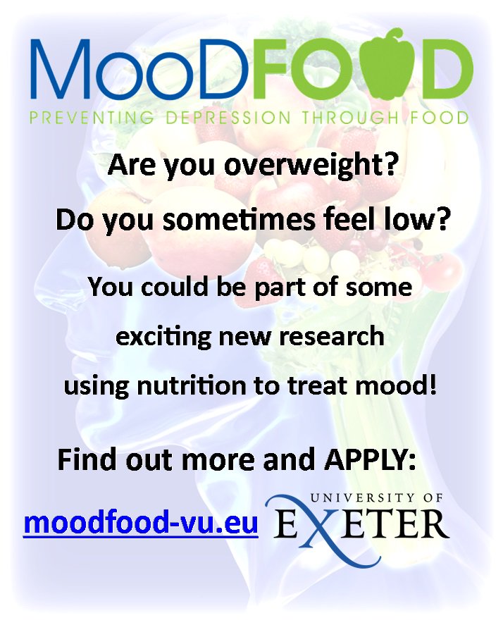 ExeterMooDFOOD's tweet photo. @DevonWFH Please RT - The @ExeterMooDFOOD trial is up &amp; running @UniofExeter - sign up! https://t.co/DSkS3OK1KI https://t.co/A2SLK7TIGP