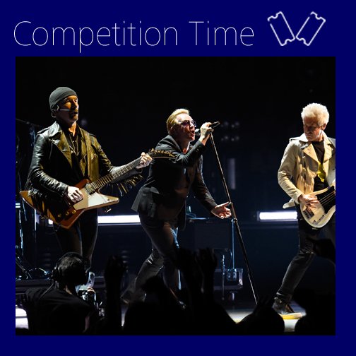 Flash <a href="/U2/">U2</a> Fan Competition. 

2 tickets for TONIGHT'S show.

RT+follow to enter.  Winner will be picked at midday.