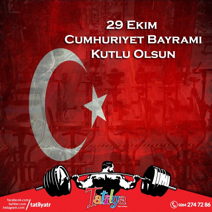 29 Ekim Cumhuriyet Bayramı kutlu olsun...