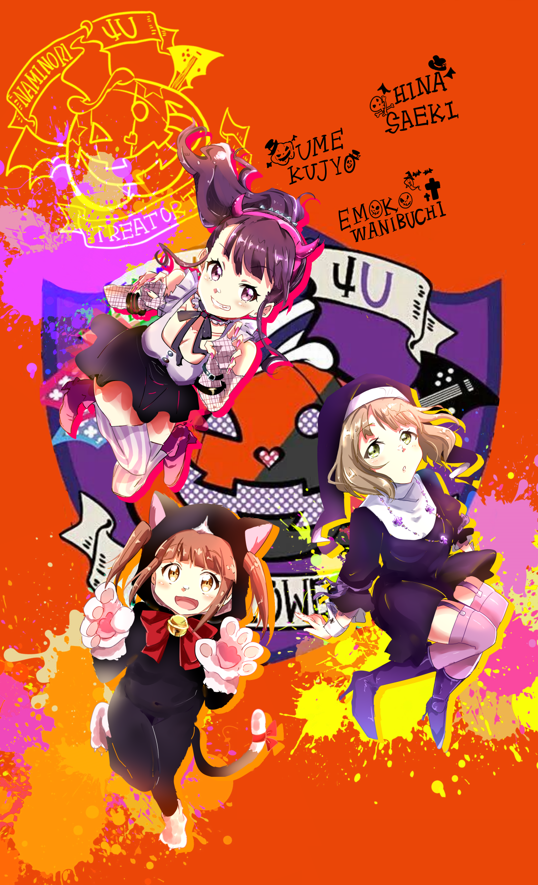 なみのり 4uの壁紙がどうしてもほしかったけどなかったので作りました よかったら使ってね ナナシス ナナピク T7s Treat Or Treat なみのり Pixiv T Co 2nvq3kamkd T Co Rqj66owxgc Twitter