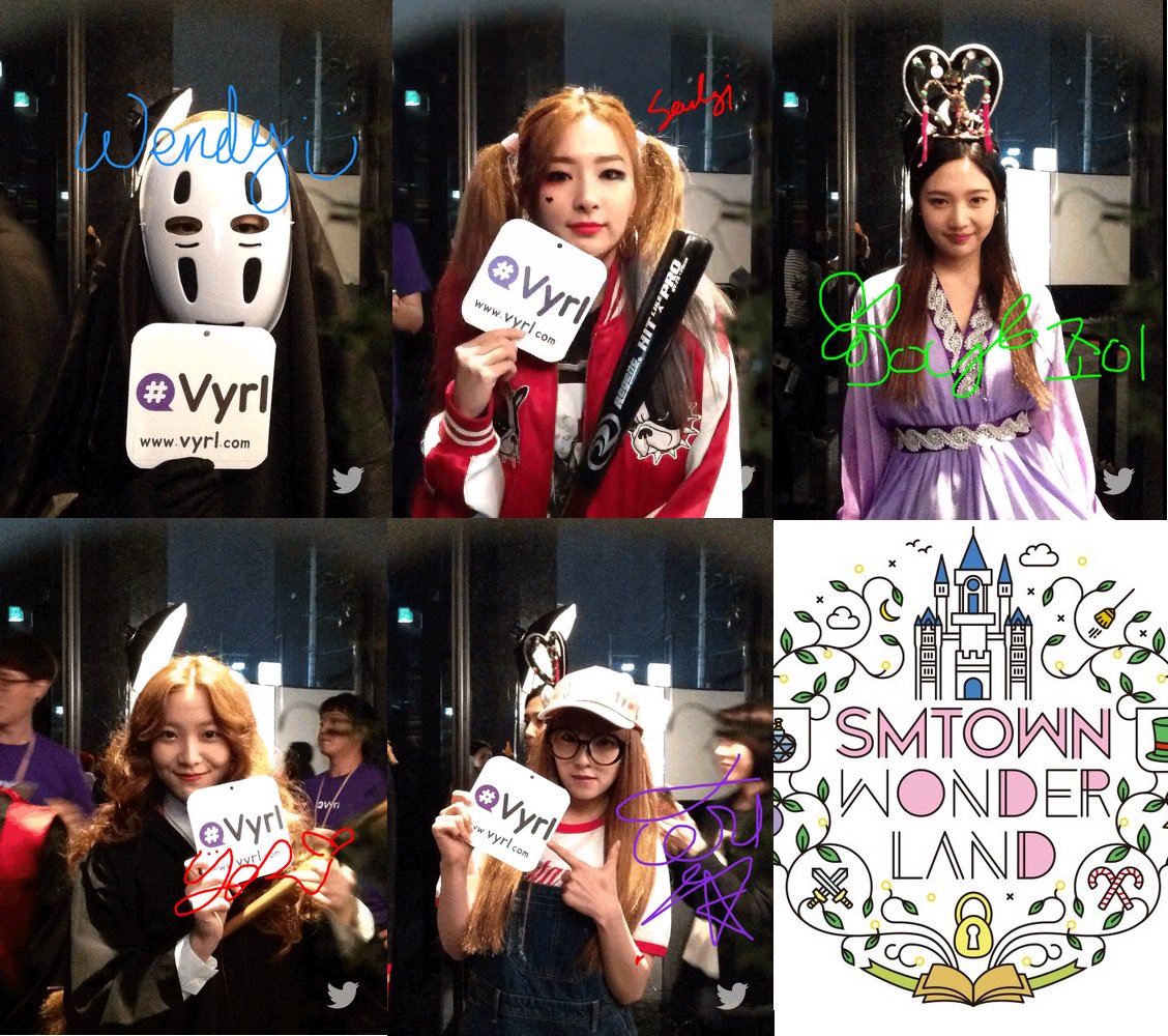 Girls' Generation dress up for SM Entertainment Halloween party