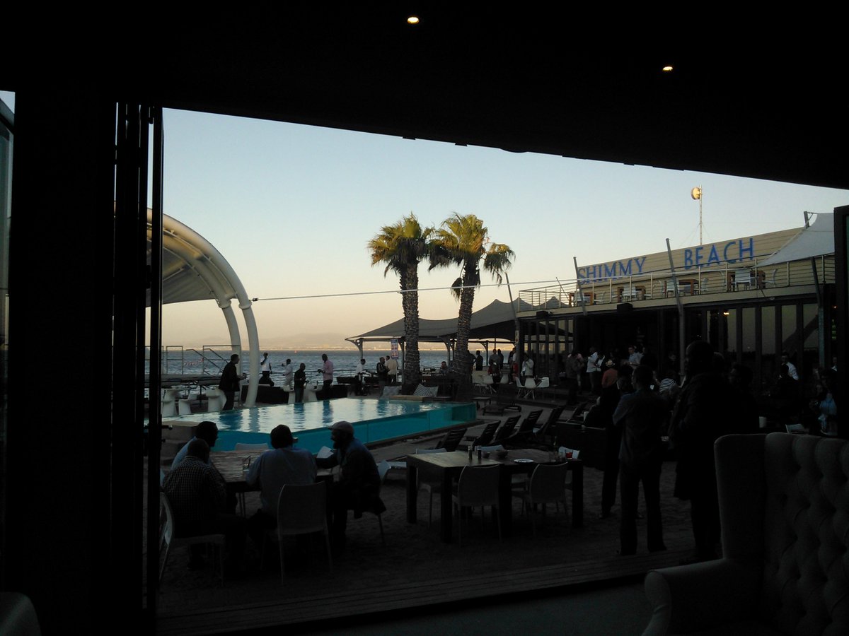 DPIPlastics's tweet photo. Cape sunset @ShimmyBeachClub with #IMESA2015 on V&A Harbour. https://t.co/Ep3S9QLt8z