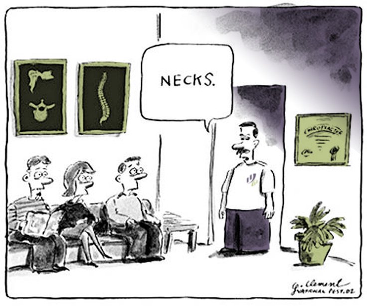 HigginsChiro's tweet photo. Who is #next ! #chiropractorhumor #funny #cartoon https://t.co/CZuQEM9Gul