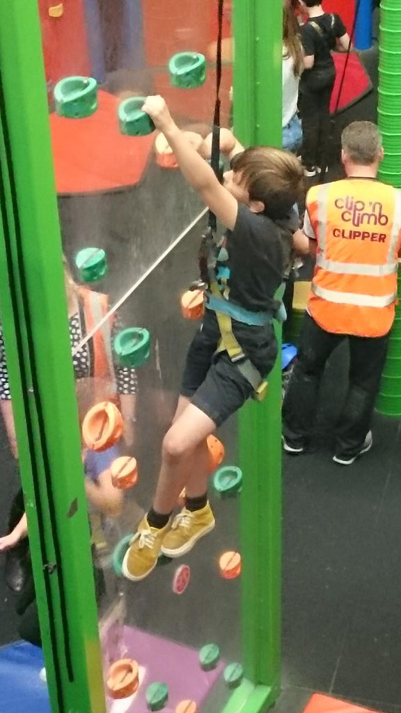 Having a great time #clipandclimb