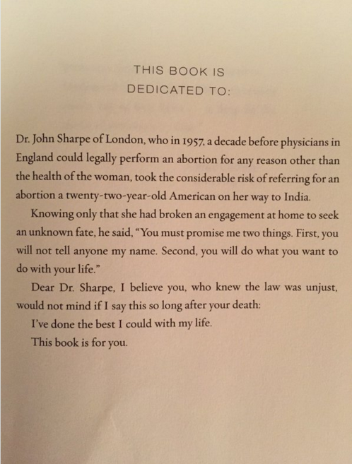 The dedication in Gloria Steinem’s new book is incredibly moving bzfd.it/1GMHzHD