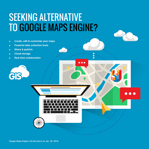 GISCloud's tweet photo. Register for #GISCloud Free #webinar
GIS Cloud as an Alternative to #GoogleMapsEngine
https://t.co/yjodWHp17o #GIS https://t.co/QAmZMWnBXe
