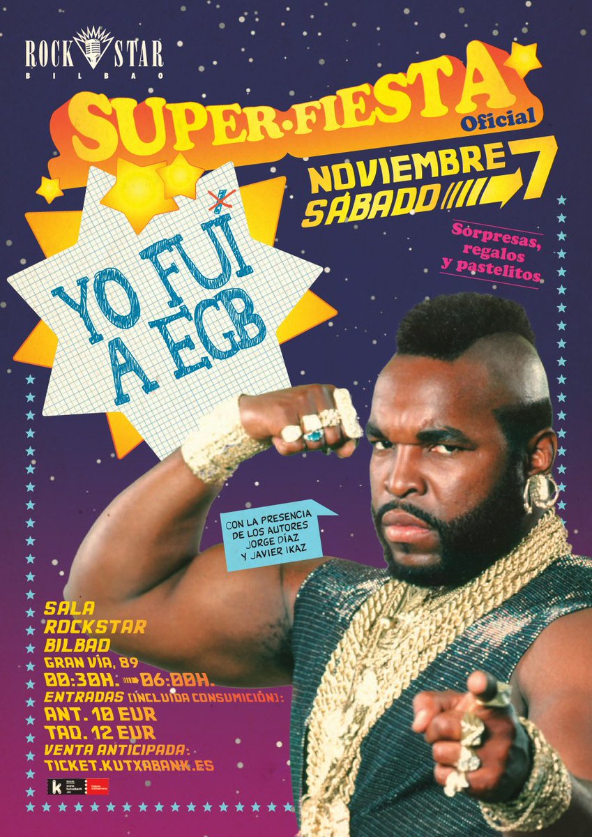 Te lo dice M.A. >> Haz RT y entra en el sorteo de dos entradas dobles para la fiesta <a href="/yofuiaegb/">Yo fuí a EGB</a> en Bilbao (7 nov)