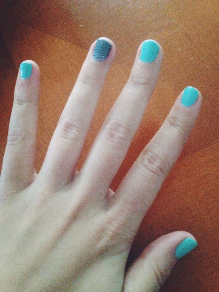 Just got my first Shellac manicure at Kelly's Barber Shop on Beechwood! #treatyoself