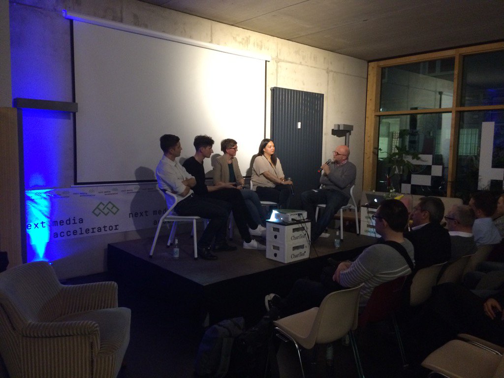 NMA_vc's tweet photo. Awesome panel with @byou @zett @tresclickmag @bento_de and our @MeinolfEllers #nmadd1 https://t.co/jN6gzKdfqr