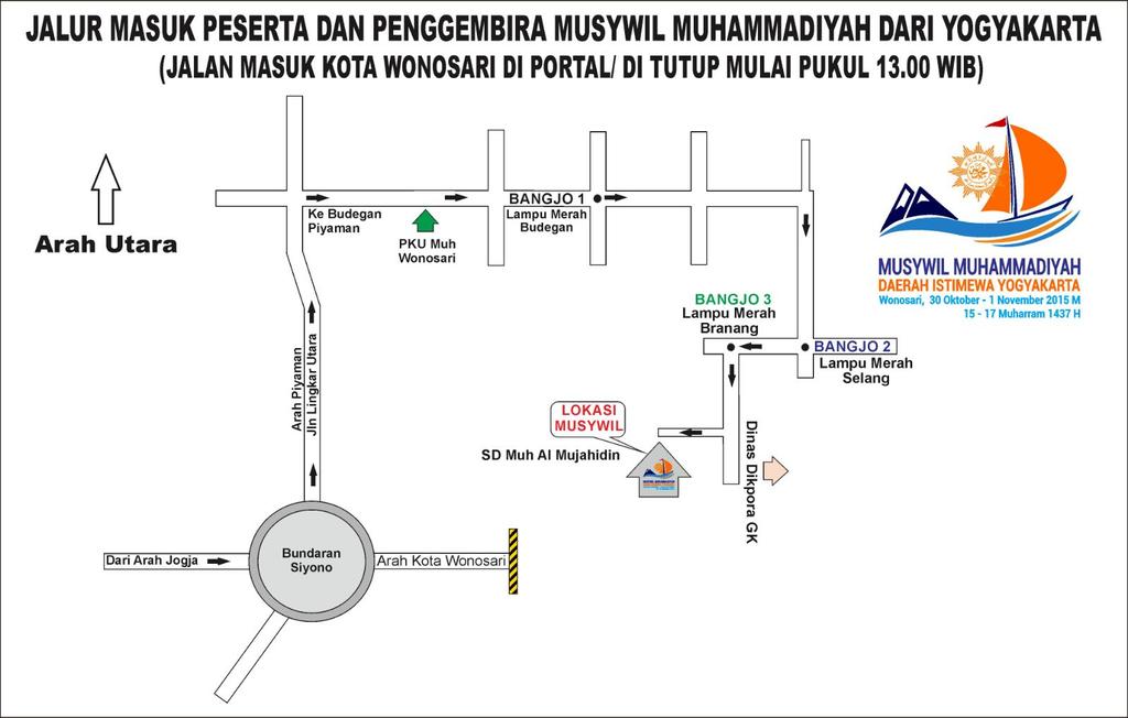 pdmgk's tweet photo. Jalur Masuk Peserta &amp; Penggembira Musywil Muhammadiyah 30/10-1/11 Gunungkidul https://t.co/KcJBFzwpCr