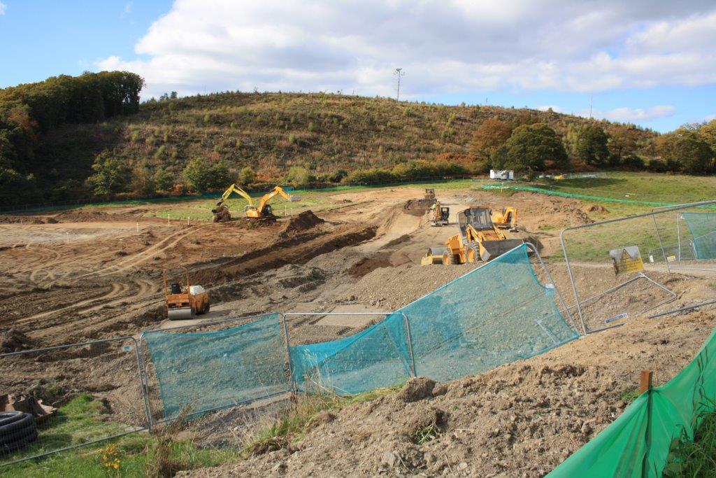 Work is now well and truly under way