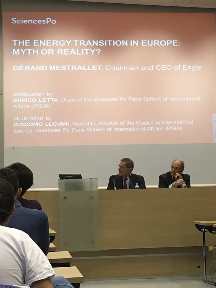 _LJT's tweet photo. Live- from The Energy Transition in Europe :Myth or Reality ?" with Gerard Mestrallet, CEO @ENGIEgroup @sciencespo https://t.co/EX4CL0tIGq