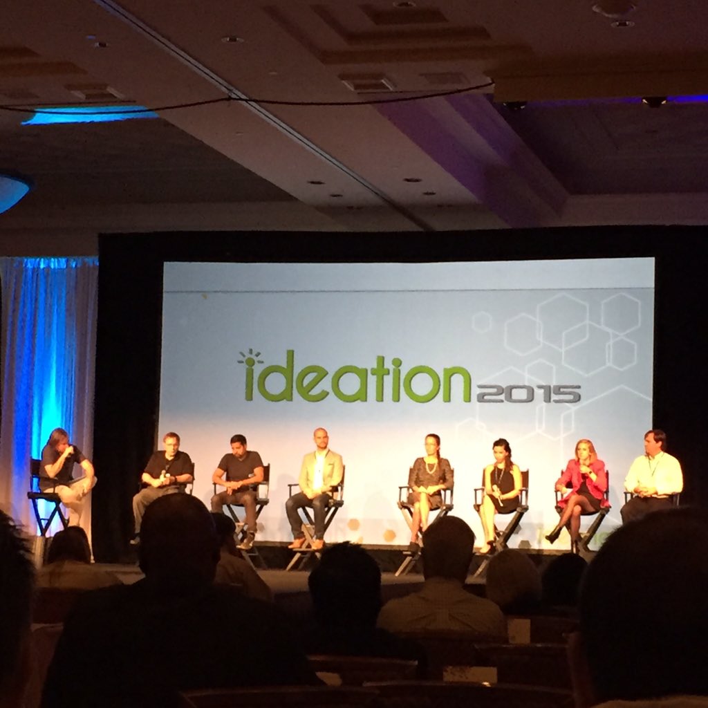 SoftWearInc's tweet photo. Great opening panel on how technology is truly changing the fashion industry from sample to the rack. #Ideation2015 https://t.co/F683VqMFSy