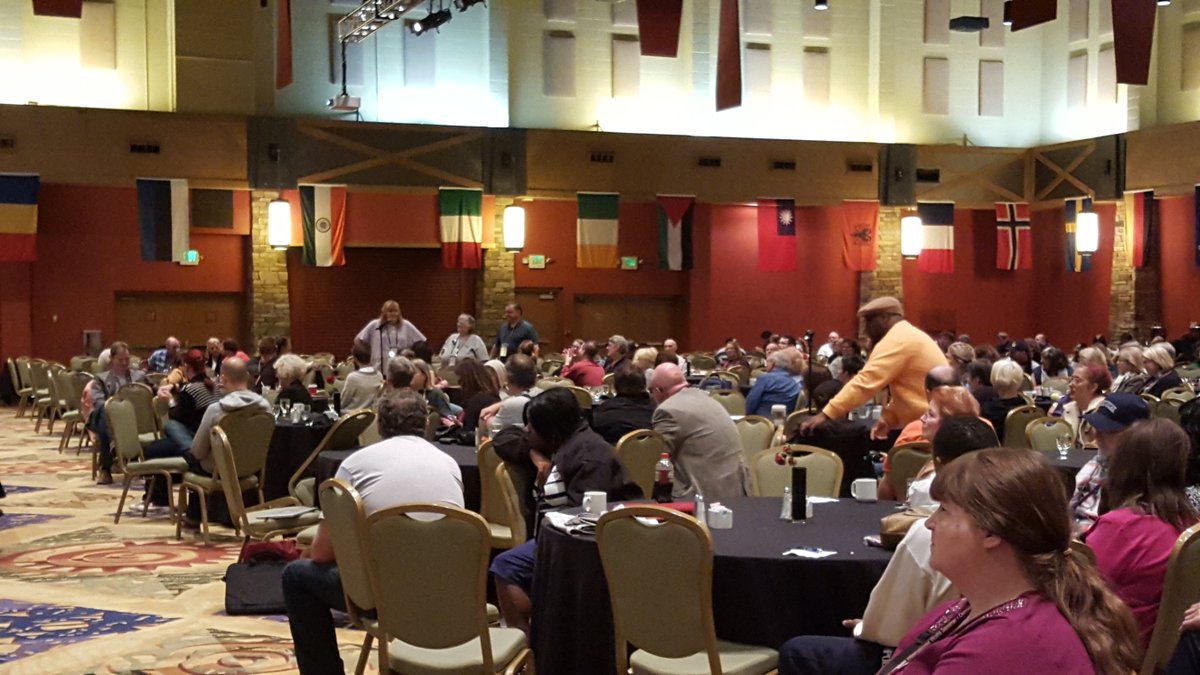 Clubhouse_Intl's tweet photo. Open mic-it's been an extraordinary seminar! Inspiring hearing abt learning experiences, takeaways & goals #CIWS15 https://t.co/eNky1ZEZkU