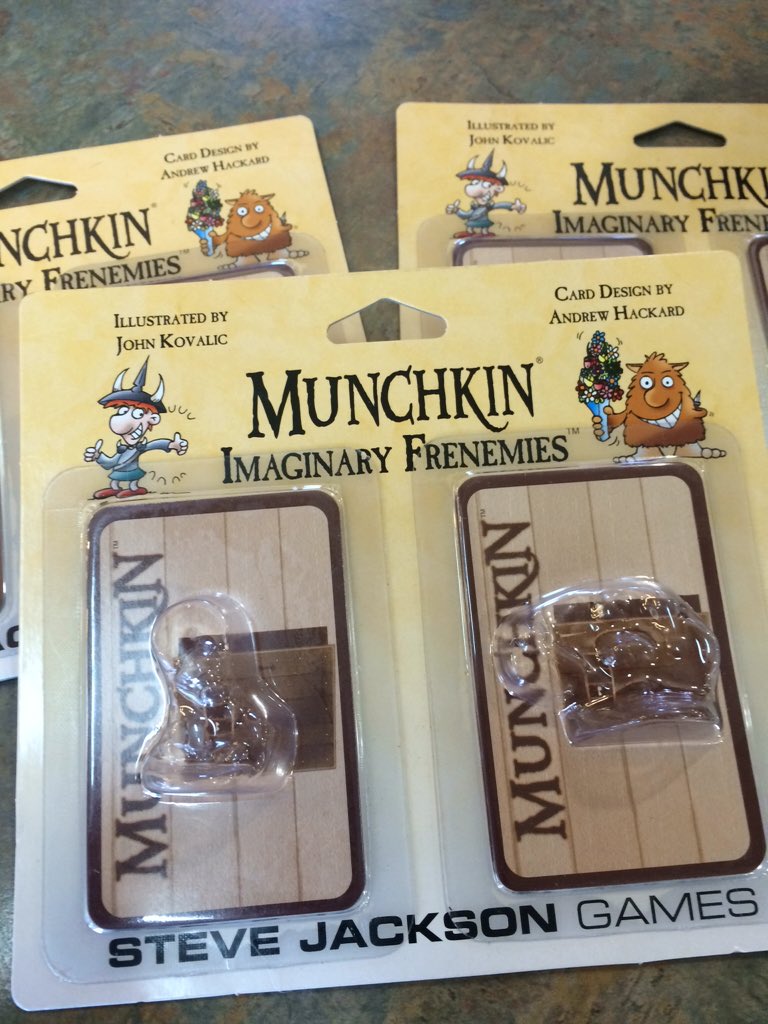 theguardtower's tweet photo. New Munchkin that includes two imaginary friends! *

*subject to the strength of the buyer's imagination :) https://t.co/Rh7jXK0KmM