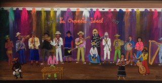 Teatro La Vorágine antesala de la inauguración del V Salón Bat de arte popular Colombia pluriétnica y multicultural