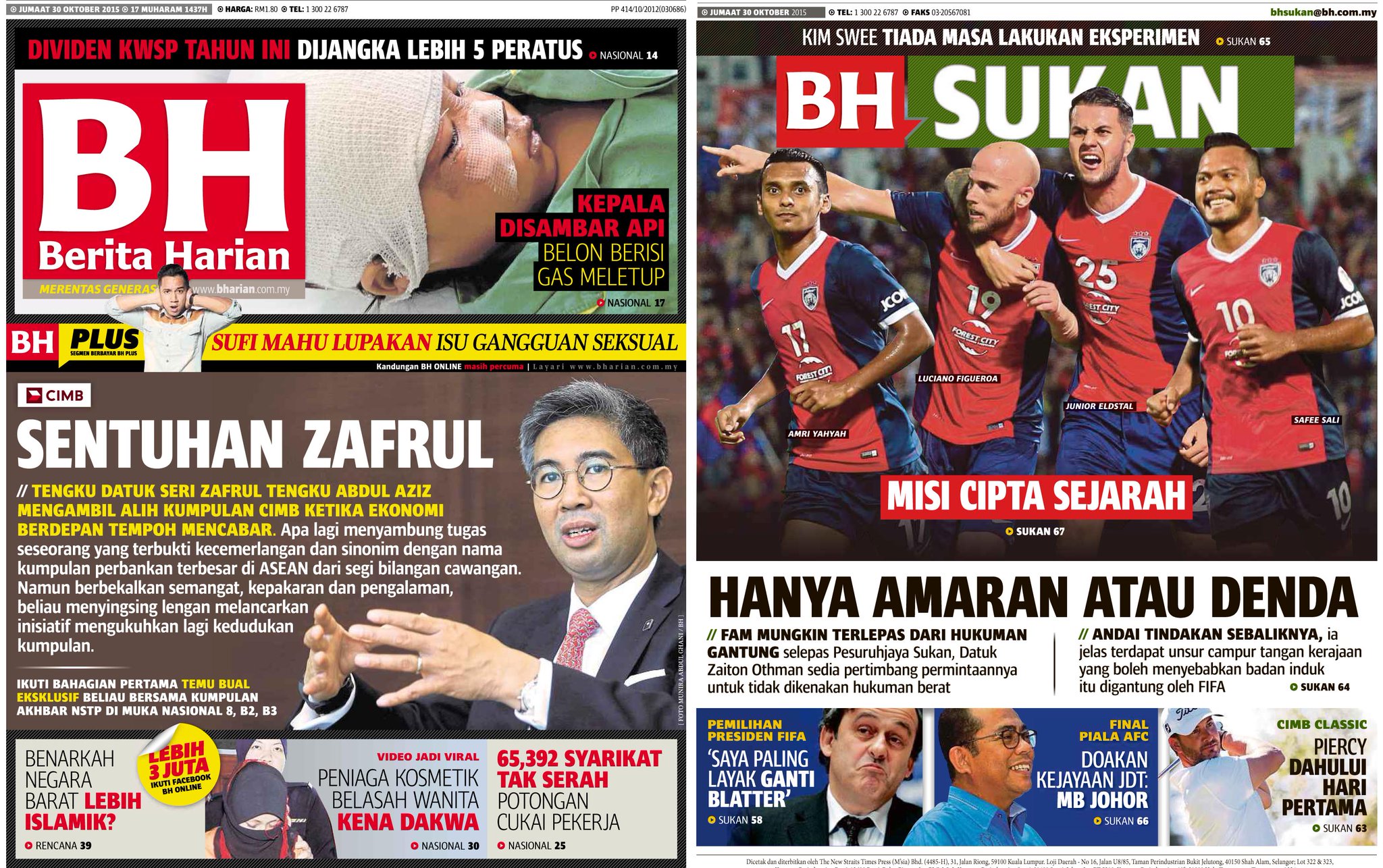 Berita Harian Sukan Santiagocyx