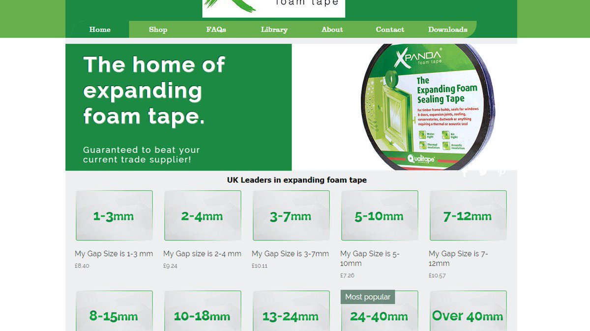 AirtightTAPES's tweet photo. Our new website for #expandingfoamtape https://t.co/pccdKRbUoW
You wont find better price or service in the UK https://t.co/dPmyY1AZxL