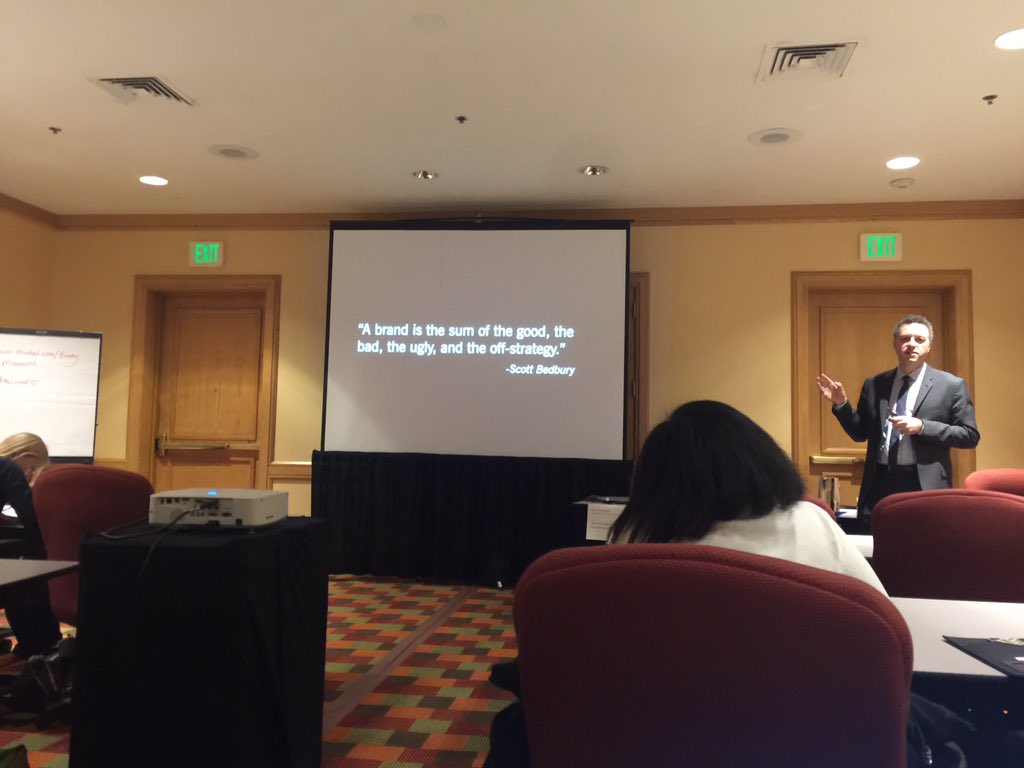 AJonesInCO's tweet photo. @MissionM -- Brand=reputation. Our companies must act in consistent ways. #fallconf15 https://t.co/krsvpBb0Im