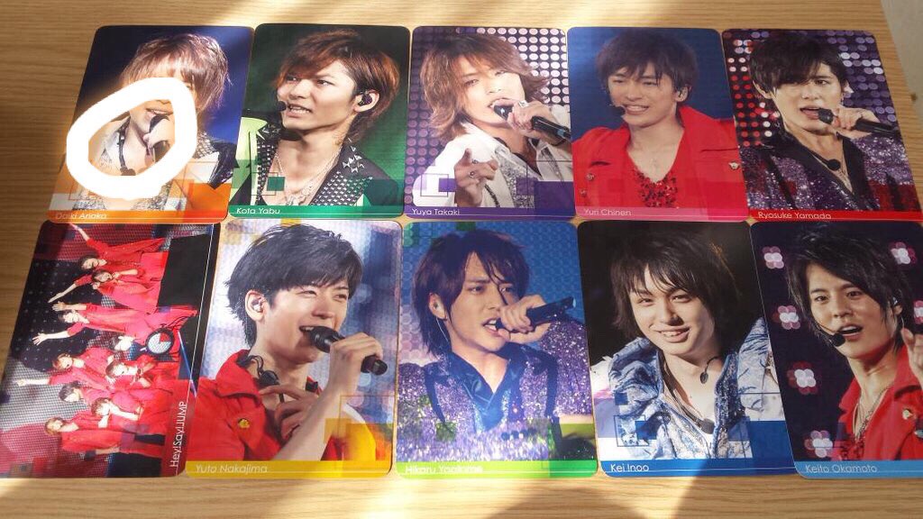 jump_koukan's tweet photo. @tajimashogokun 
突然のリプ失礼します🙇🏻
丸をつけたものはまだ残っていらっしゃいますでしょうか？ https://t.co/0wWStcT3zX