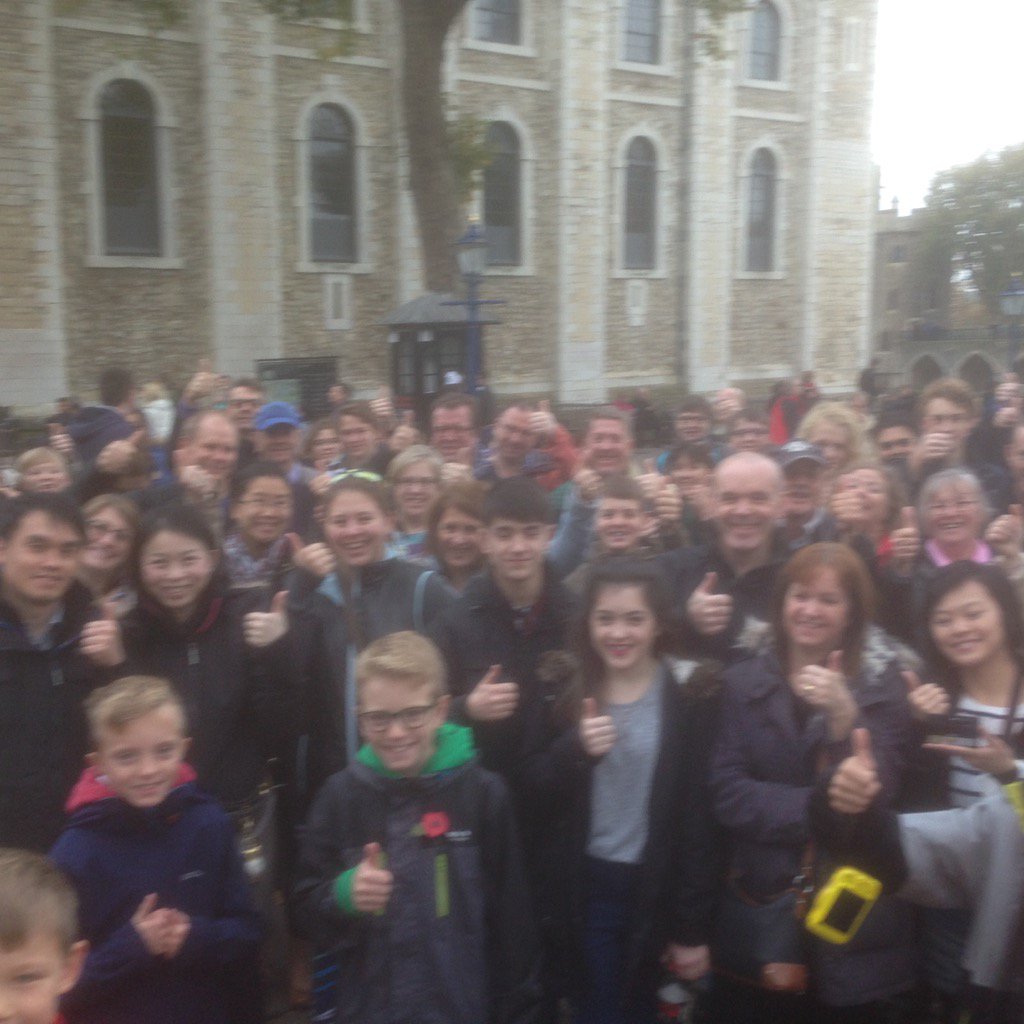 My happy campers on the 10:30 tour
