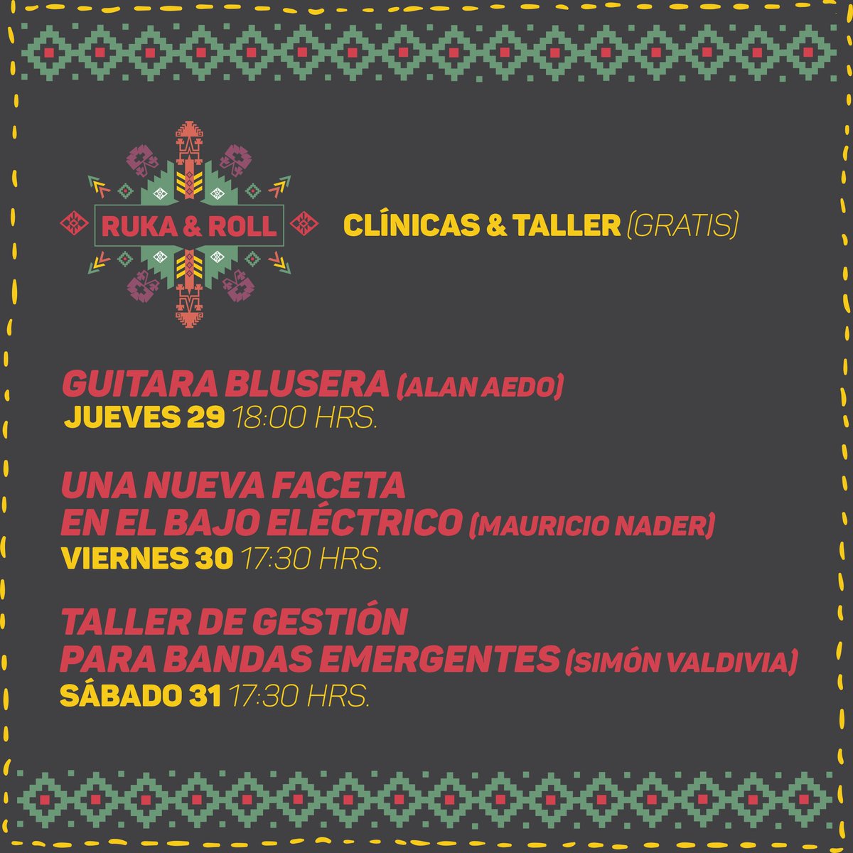 culturaplc's tweet photo. Hoy comienza el Ruka &amp; Roll #CCPLC @redculturacl @culturaraucania @AustralTemuco 
@adnradiochile @CarlosZarateV https://t.co/8TQOZln0BH