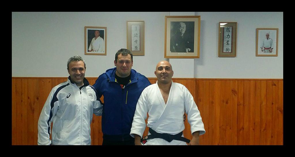 InokumaJudoGu's tweet photo. Celebrando ayer el #WorldJudoDay en el dojo junto a @david_moronta1 @LopezLopezprado  y Manuel Bueno. https://t.co/q5V9iXKznB