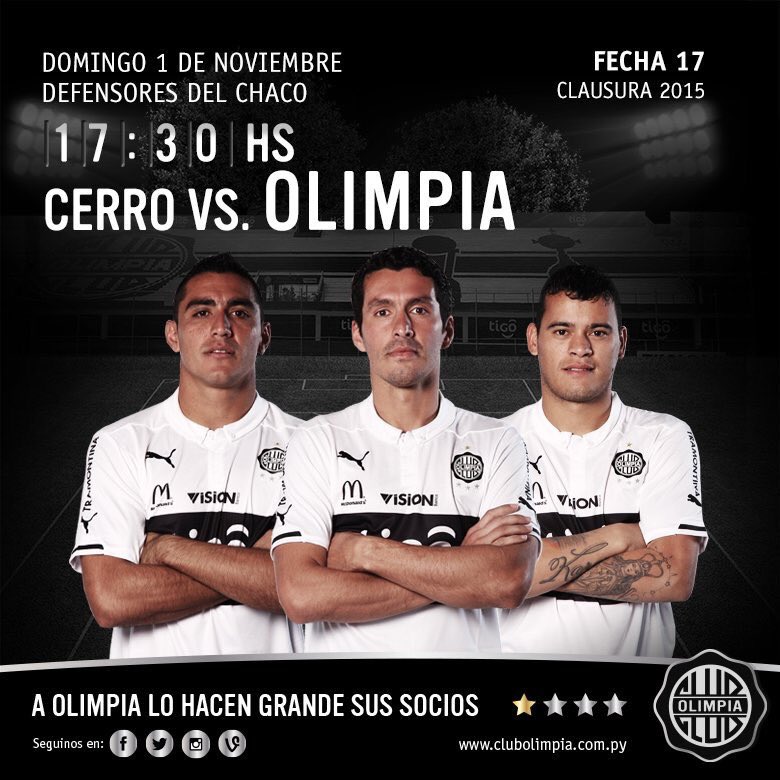 elClubOlimpia's tweet photo. ¡Este domingo a alentar al Decano! ¡#VAMOSOLIMPIA! ⚽️💪🏼 https://t.co/RbLqRxxgbv