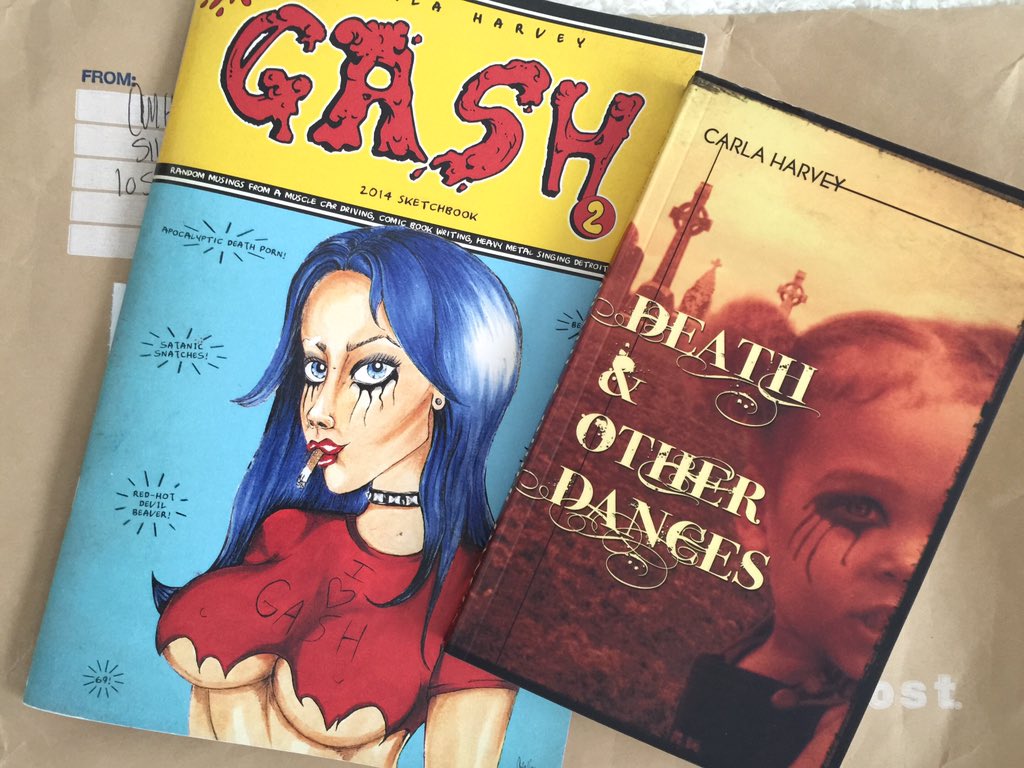 darkadrenaline9's tweet photo. @carlaharvey look what arrived today!! THANK U!!! #deathandotherdances #gash2 #butcherbabies โค๏ธ https://t.co/WuAYtNEpiY