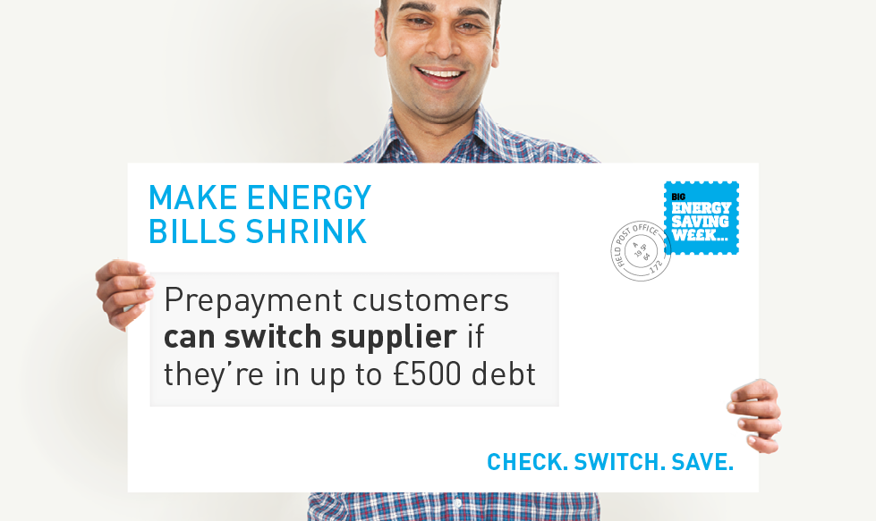 Prepayment meter? You can switch energy supplier if you owe less than £500 #BESW2015 fal.cn/K2K8