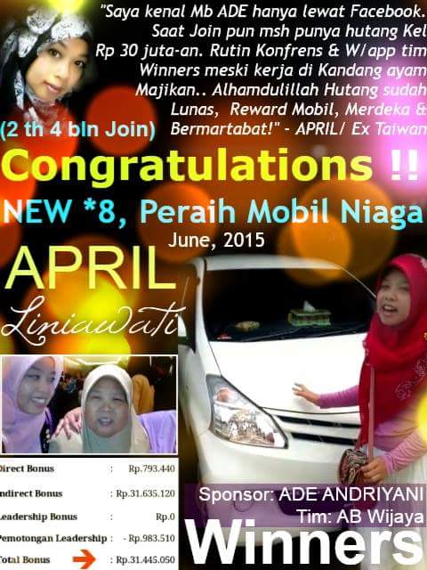 AaAsmah's tweet photo. Tim winners  tidak jualan produk.tidak  pake waktu  tertentu. Tidak perlu  Pinter  ngomong https://t.co/2lBErkgZA3