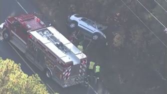 FOX29philly's tweet photo. #Breaking: Skyfox over deadly crash at Jackson Rd & Tremont Ave.
#AtcoNJ https://t.co/XRX7X4yHY4